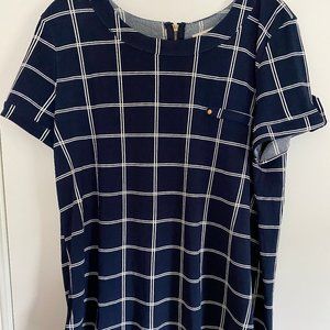 Women's Checkered Short Sleeve Top